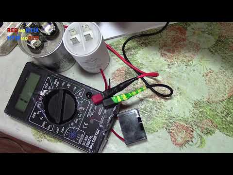How to check a capacitor for an open circuit with a multimeter by Alexander Tokarev