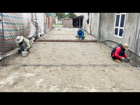 Our Team Of Workers Completed The Underground Septic Tank And House Foundation