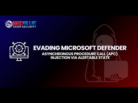 Evading Defender - Asynchronous Procedure Call (APC) Injection via alertable state