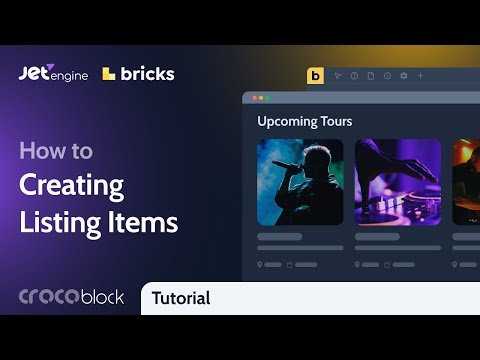 How to Create Listing Item in WordPress with Bricks Builder | JetEngine