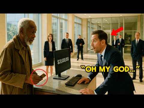 “I JUST WANT TO CHECK MY BALANCE” —MILLIONAIRE LAUGHED AT HOMELESS BLACK MAN UNTIL HE SAW THE SCREEN