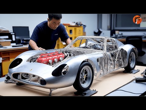 Building Metal Ferrari 250 GTO With Real Mechanisms | Start to Finish Build by @刘木头LiuMutou