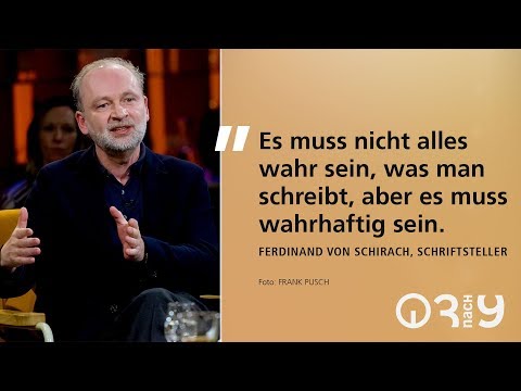 Ferdinand von Schirach darüber, wie seine Bestseller entstehen // 3nach9