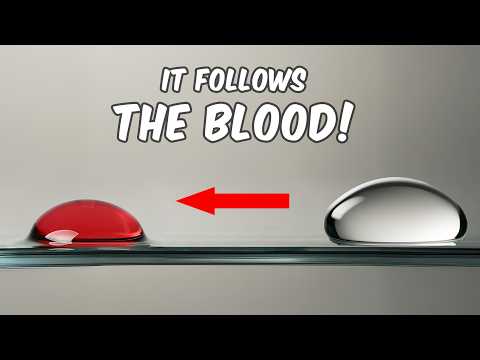 Why Is This Liquid Attracted To Blood??