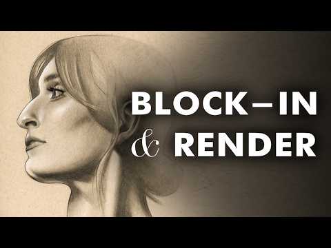 How I Draw a Portrait from Start to Finish – Demo with Voiceover