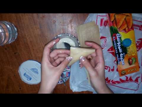 طريقة لف السمبوسة بأسهل حشوه