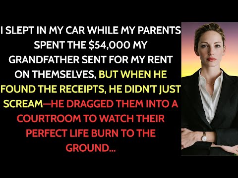 "I've been sending you $1,500 a month for rent," my grandfather said in front of everyone.but