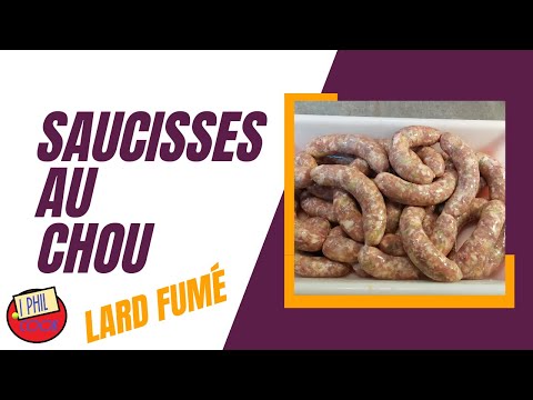 Homemade sausage with cabbage and smoked bacon recipe 😍