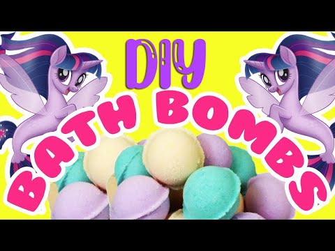 My Little Pony Movie DIY Bath Bombs!!