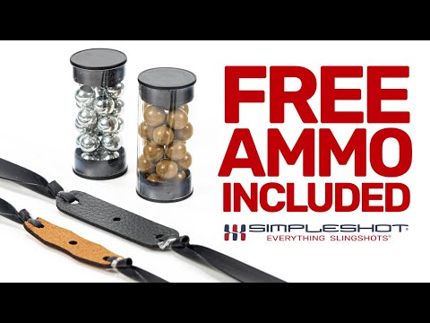 New clay ammo bandset: shooting and tuning demonstration with clay slingshot ammo.