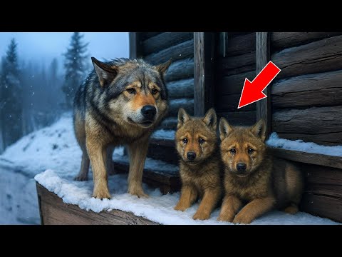 Замерзающие волчата плакали у избы. Мать искала спасение, но то что случилось потом поразило всех!