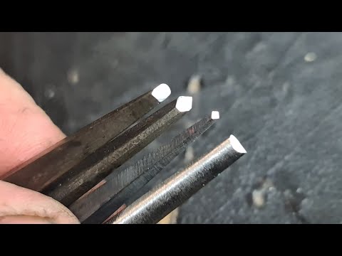 How to make and sharpen hammer and chisel gravers