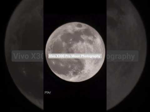 Vivo X300 Pro Moon Photography #telephotolens #moon #moonphotography #vivox300pro   #telescope