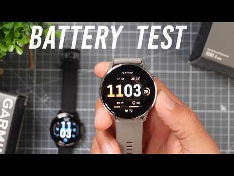 Garmin Venu 4 Battery Life Test (41mm vs 45mm)