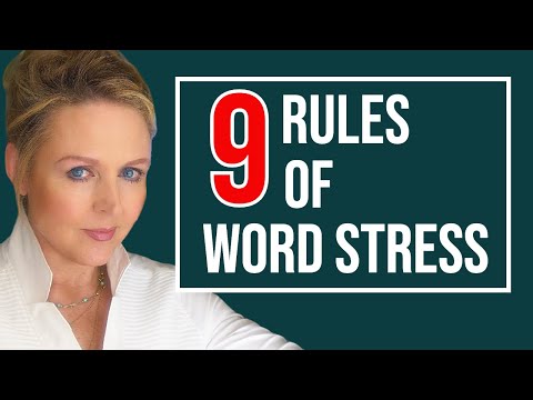 Master Word Stress: 9 Essential Rules! - English Pronunciation