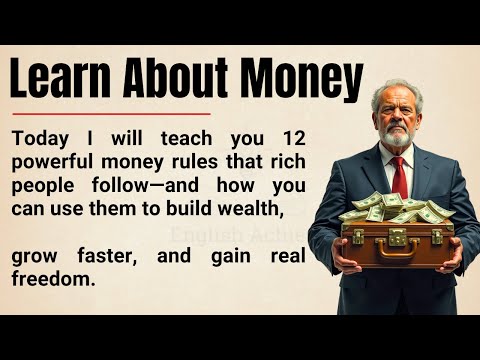 Learn About Money 💰 || 12 Rules Rich People Follow to Build Wealth & Freedom || Graded Reader ✅