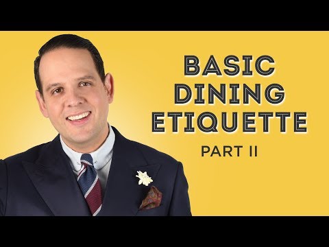 Etiquette Guide II - Manners Before & After The Meal, RSVP, Gifts ... - Gentleman's Gazette