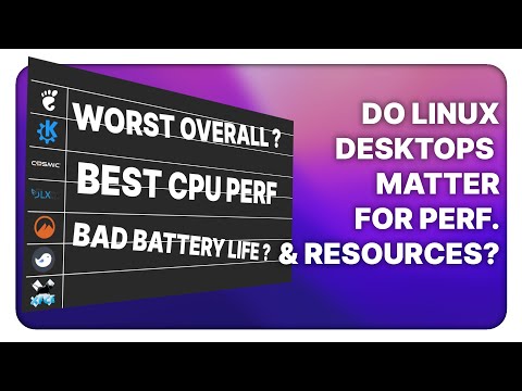 Comparing LINUX DESKTOPS performance and resource usage (on the Slimbook Evo 14)