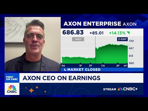 We're in amazing position to take advantage of the AI era, says Axon CEO Rick Smith