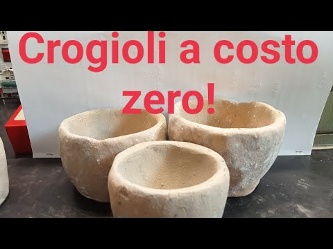 #63 - How to Make Crucibles for Melting Metals at Zero Cost