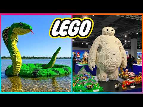 10 Craziest LEGO Builds Ever – Giant LEGO City, Spider & More!