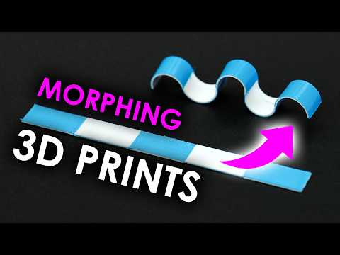 Flat to Folded: The Science of Shape-Shifting 3D Prints