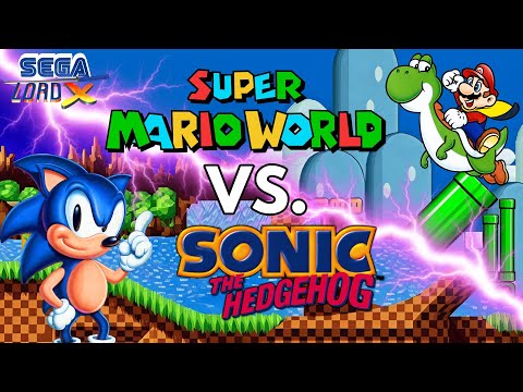 Mario vs. Sonic -The Great 1991 Mascot Showdown