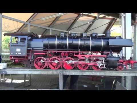 Br 50 2428 Echtdampf anheizen/    DampfbahnerPlochingen / heating up a Steam Locomotive German Br 50