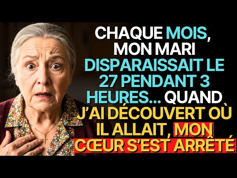 L'histoire de grand-mère👵💗: CHAQUE MOIS, MON MARI DISPARAISSAIT LE 27 PENDANT 3 HEURES…
