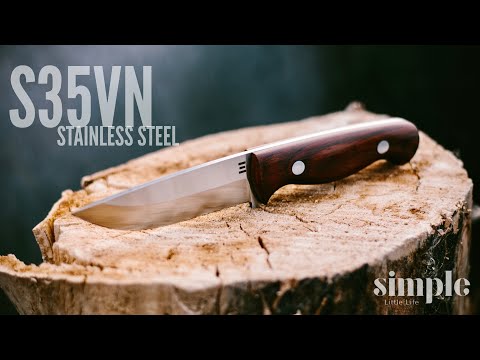 How to Make a Knife - Bushcraft knife in s35vn
