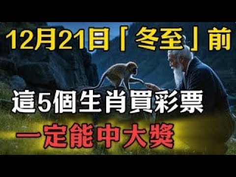 準得可怕！這5個生肖冬至前一定要買彩票，尤其第二名，躲不過中頭獎！一旦錯過，再等20年！#修行思維 #修行 #福報 #禪 #道德經 #覺醒 #開悟 #禅修