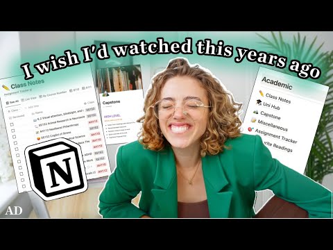 How I Use Notion for School | University Notes System for Back to School! 📚 (+ free templates!)