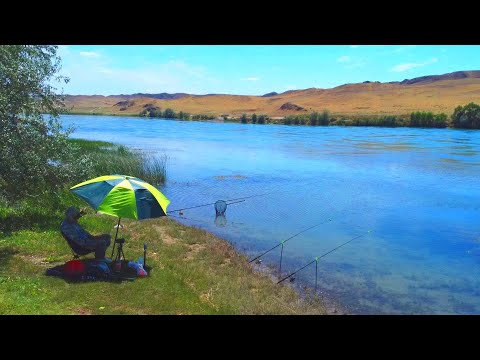 FISHING ON THE RIVER ILI. THERE ARE LOTS OF FISH! But.....