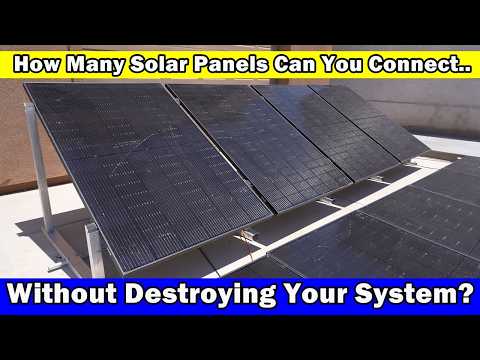 Solar String Voltage Made Easy! How many solar panels can you safely connect?
