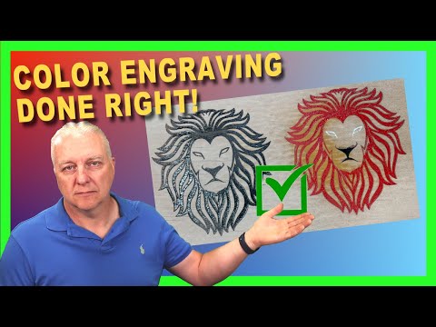 How I Make Colored Laser Engravings That POP!