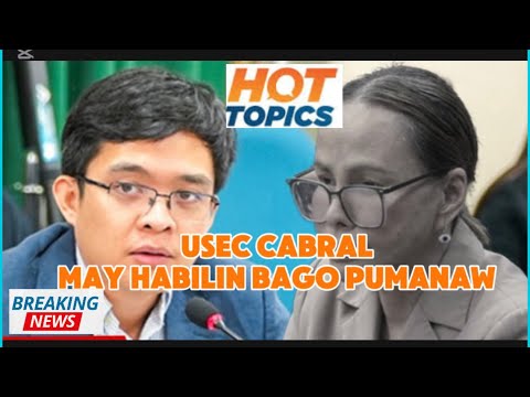 EX DPWH USEC CABRAL MAY HABILIN BAGO PUMANAW AYUN KAY CONG LEVISTE