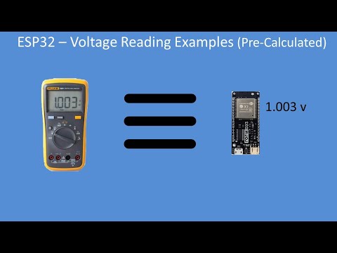 Tech Note 143 - ESP32 – Voltage Reading (pre-calculated voltage divider) Examples