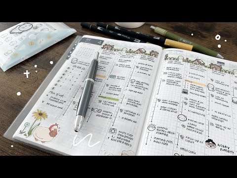 Weekly Plan With Me: Duck or Goose?? | Hobonichi Cousin