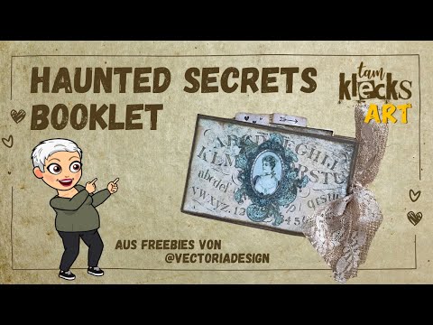 HAUNTED SECRETS BOOKLET | freebie from vectoriadesigns