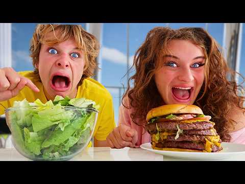 6 SIBLINGS SWAP DIETS FOR 24hrs (Tropical Island Holiday cancelled) w/Norris Nuts