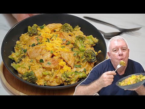 Creamy Broccoli Cheddar Chicken Orzo – A One Pan Dinner Favourite