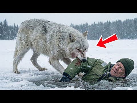 Он спас замерзающего волка, а в Рождество зверь совершил невозможное...