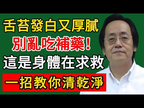 倪海廈：如果你舌苔發白又厚膩，別亂吃補藥！這是身體在求救，一招教你清乾淨！#倪海廈#倪師#養生#中醫調理#中醫食療#倪師智慧學堂
