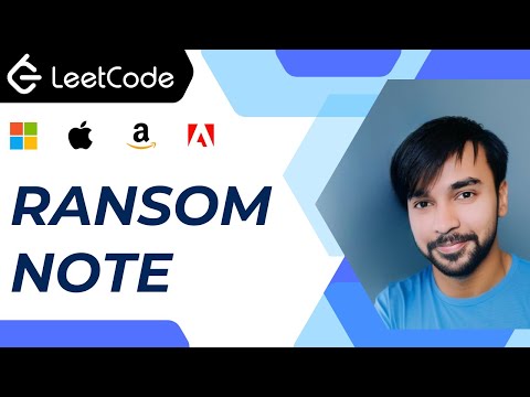 Ransom Note (LeetCode 383) | Full solution 2 Methods | Array, HashMap