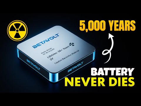 The Battery That Lasts 5,000 Years (No Recharge Ever!)