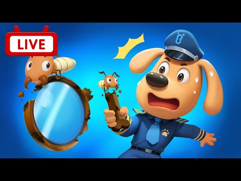 🔴【LIVE】白蟻入侵木屋危機 + 更多 | 啦咘啦哆警長的日常 | Kids Cartoon | 熱門動畫合集 | 安全警長啦咘啦哆 Sheriff Labrador | BabyBus 寶寶巴士