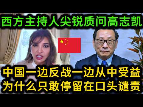 西亚女记者急了,连续2次逼问高志凯:中国作为核大国为什么不能在美伊冲突中做点什么?