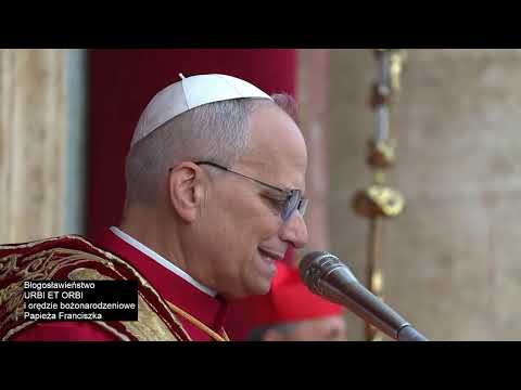 NA ŻYWO PO POLSKU | Błogosławieństwo URBI ET ORBI i orędzie bożonarodzeniowe Papieża Leona XIV