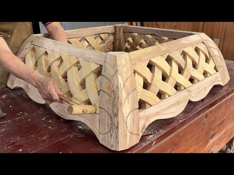 A Masterful Art Of Woodworking // Build A Table With A Unique New Style From Natural Tree Trunks