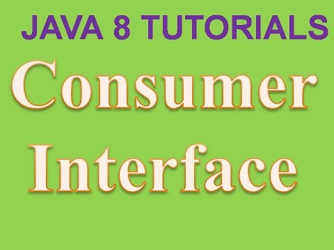 Consumer Interface in Java 8